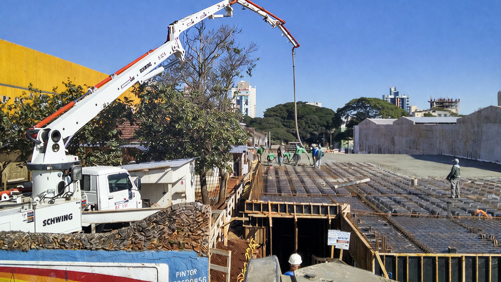 Obra atendida pela Concretaria Mix